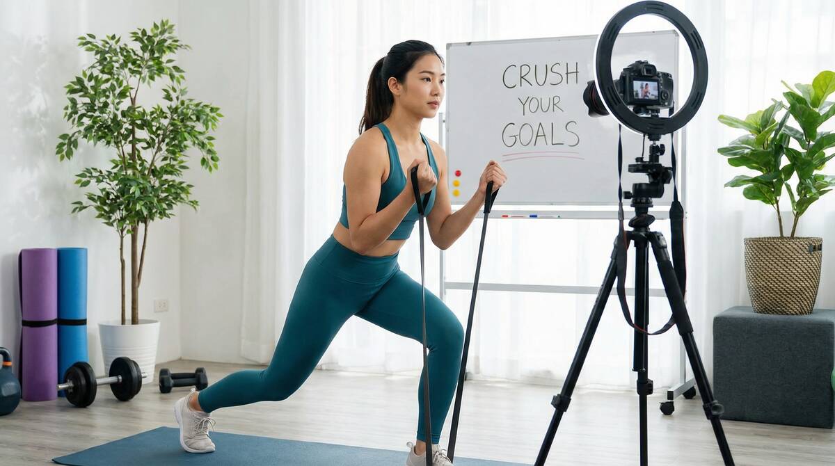 黄色仓库健身视频